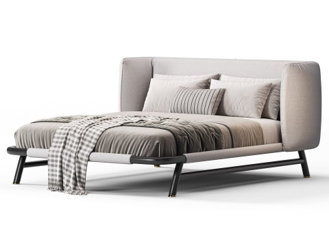 Meridiani Edoardo Bed 3D Model