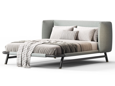 Meridiani Edoardo Bed 3D Model