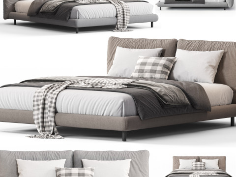 Meridiani Oliver Bed 3Dモデル