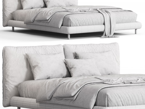 Meridiani Oliver Bed 3Dモデル