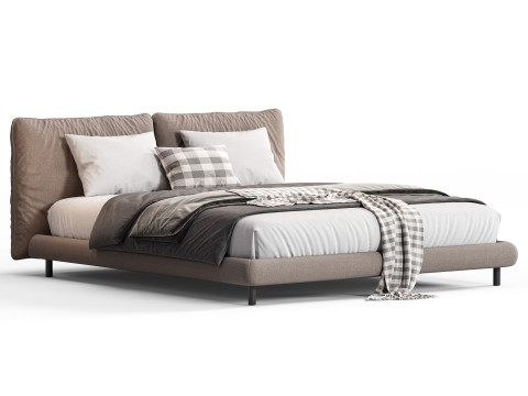 Meridiani Oliver Bed 3Dモデル