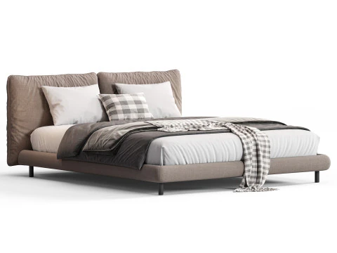 Meridiani Oliver Bed 3D Model