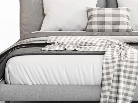 Meridiani Oliver Bed 3D Model