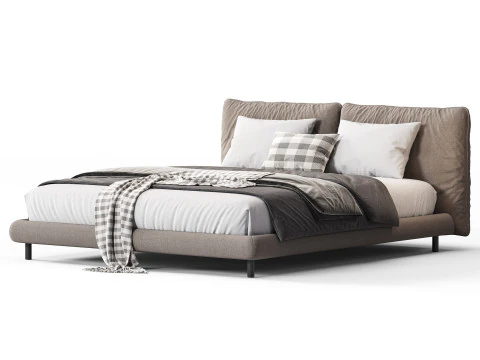 Meridiani Oliver Bed 3D Model