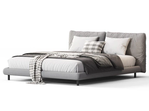 Meridiani Oliver Bed 3D Model