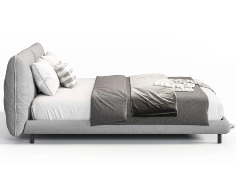 Meridiani Oliver Bed 3D Model