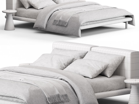 Meridiani Timothy Bed 3D-Modell