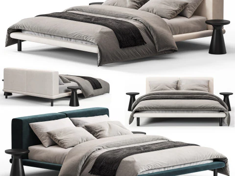 Meridiani Timothy Bed 3D Model