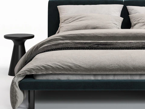 Meridiani Timothy Bed 3D Model
