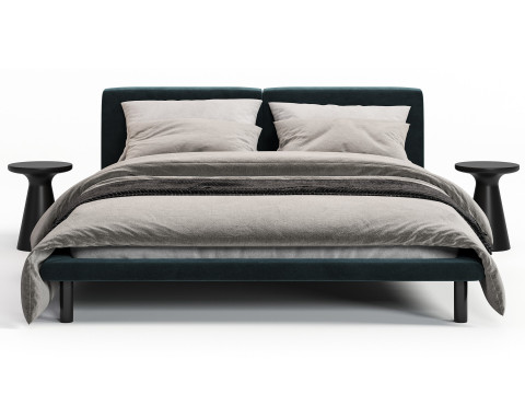 Meridiani Timothy Bed 3D-Modell