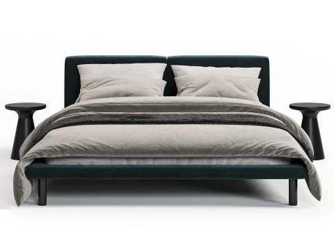 Meridiani Timothy Bed 3D Model