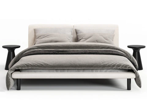 Meridiani Timothy Bed 3D Model