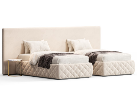 Meridiani Tuyo Twin Beds 3Dモデル