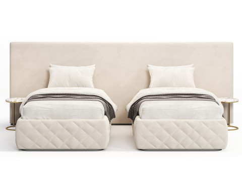 Meridiani Tuyo Twin Beds 3Dモデル