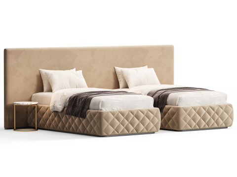 Meridiani Tuyo Twin Beds 3Dモデル