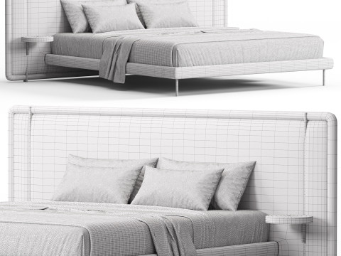 Porada Kilian Bed 3Dモデル