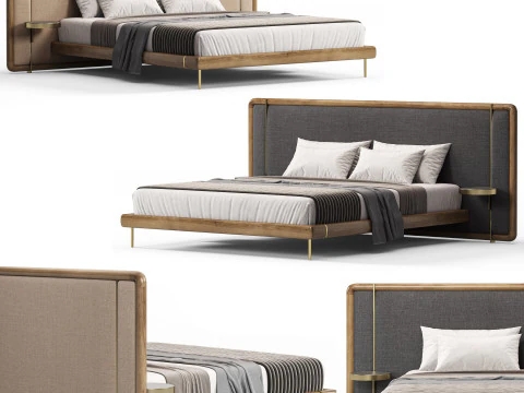 Porada Kilian Bed 3D Model