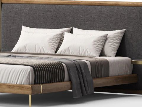 Porada Kilian Bed 3D Model