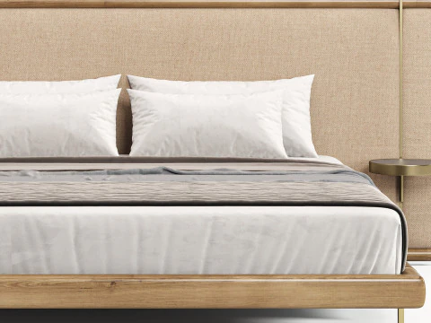 Porada Kilian Bed 3D Model