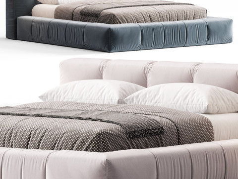 Saba Letto PIXEL Box Large Bed 3Dモデル