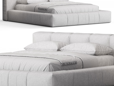 Saba Letto PIXEL Box Large Bed 3Dモデル