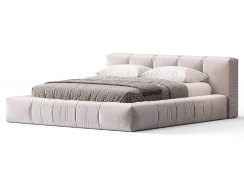 Saba Letto PIXEL Box Large Bed 3Dモデル