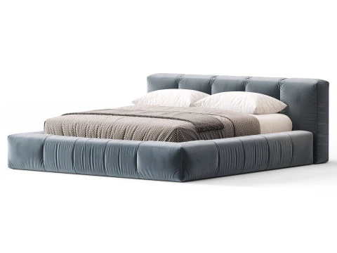 Saba Letto PIXEL Box Large Bed 3D Model