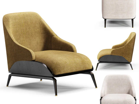 Aster Brigid Armchair 3D Model
