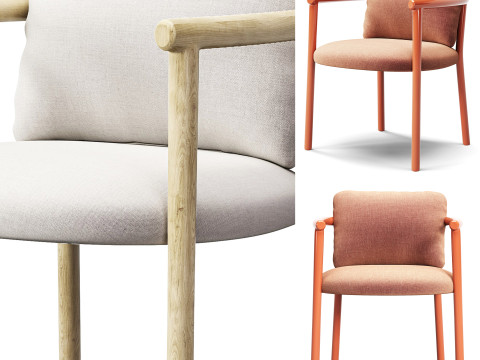 BB ITALIA Heri O Dining Chair 3Dモデル