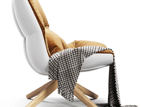 BB ITALIA ハスク アームチェア 3Dモデル