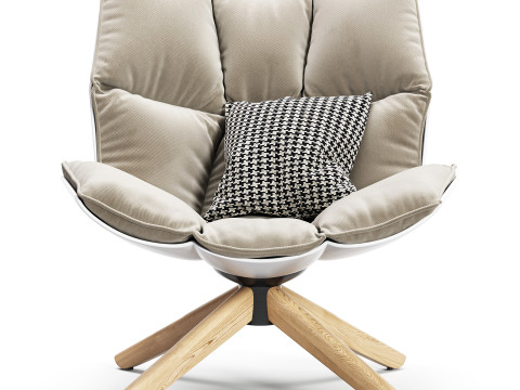 BB ITALIA Husk Armchair 3Dモデル