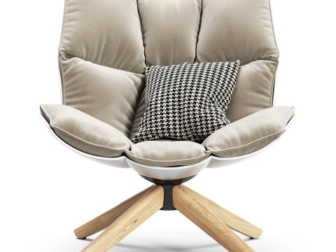 BB ITALIA ハスク アームチェア 3Dモデル