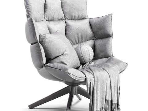 BB ITALIA Husk Large Armchair Modelo 3D