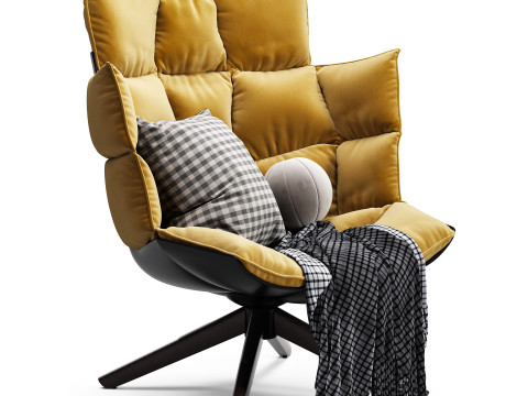 BB ITALIA Husk Large Armchair Modelo 3D