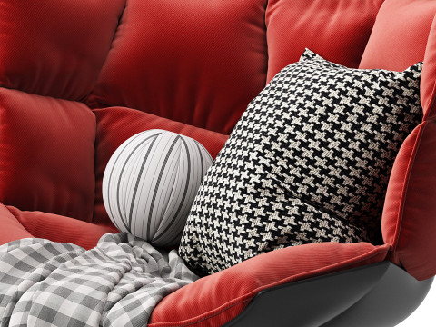 BB ITALIA Husk Large Armchair Modelo 3D