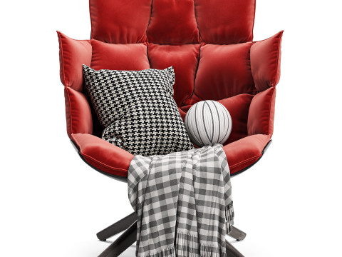 BB ITALIA Husk Large Armchair Modelo 3D
