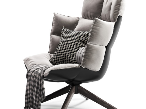 BB ITALIA Husk Large Armchair Modelo 3D
