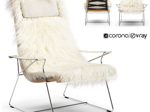 BB ITALIA JJ PJ95 Armchair 3Dモデル