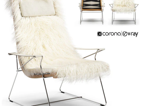 BB ITALIA JJ PJ95 Fauteuil 3D Model