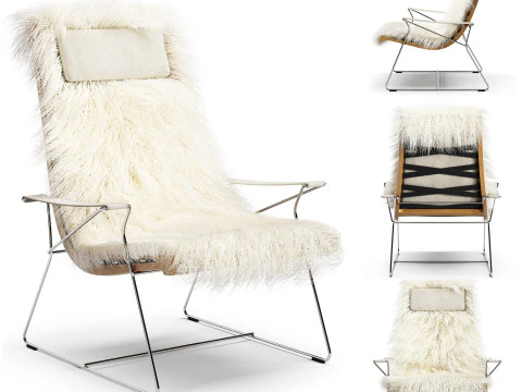 BB ITALIA JJ PJ95 Armchair 3D Model