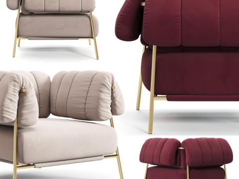 Bonaldo Tirella Armchair 3D Model
