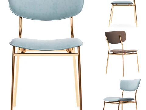 Calligaris Fifties Chair 3D Model