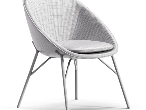 Calligaris Lilly Chair 3D Model