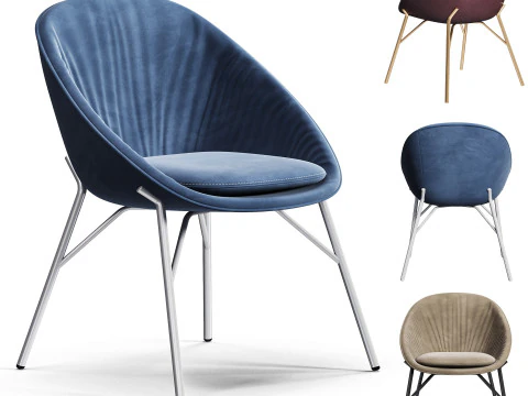 Calligaris Lilly Chair 3D Model