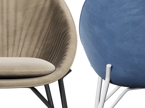 Calligaris Lilly Chair 3D Model
