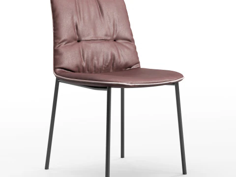 Cadeira estofada Diotti Betta Modelo 3D