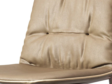 Cadeira estofada Diotti Betta Modelo 3D