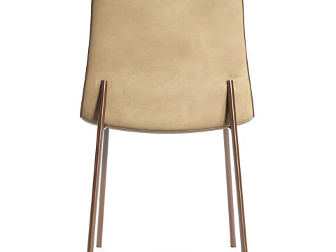 Cadeira estofada Diotti Betta Modelo 3D