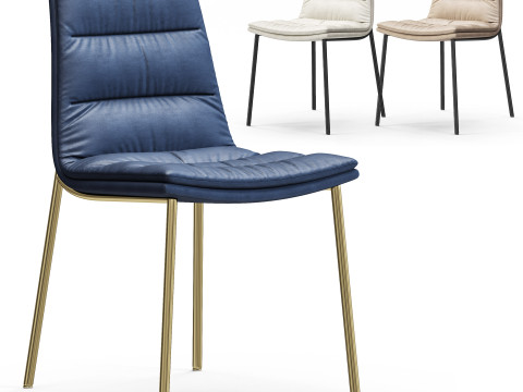 Diotti Dama Upholstered Chair 3Dモデル