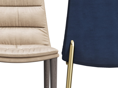 Diotti Dama Upholstered Chair 3Dモデル